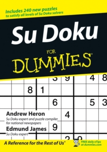 Su Doku For Dummies, Paperback Book Su Doku For Dummies, Paperback Book