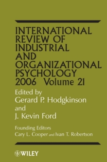 International Review of Industrial and Organizational Psychology 2006, Volume 21