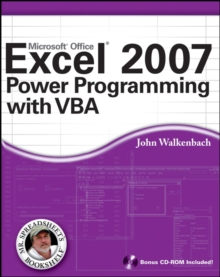 Excel 2007 Power Programming with VBA, Paperback Book Excel 2007 Power Programming with VBA, Paperback Book