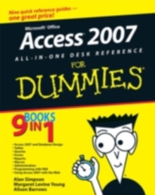 Microsoft Office Access 2007 All-in-One Desk Reference For Dummies