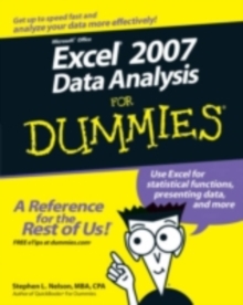 Excel 2007 Data Analysis For Dummies