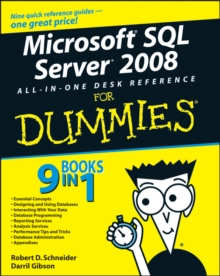 Microsoft SQL Server 2008 All-in-one Desk Reference For Dummies, Paperback Book Microsoft SQL Server 2008 All-in-one Desk Reference For Dummies, Paperback Book