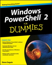 Windows PowerShell 2 For Dummies, Paperback / softback Book Windows PowerShell 2 For Dummies, Paperback / softback Book