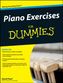 Piano Exercises For Dummies, Paperback Book Piano Exercises For Dummies, Paperback Book