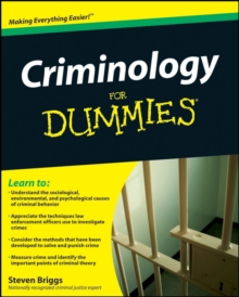 Criminology For Dummies, Paperback Book Criminology For Dummies, Paperback Book
