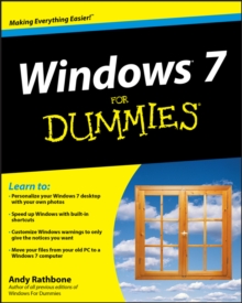Windows 7 for Dummies (R), Paperback Book Windows 7 for Dummies (R), Paperback Book