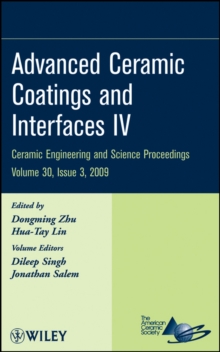 Advanced Ceramic Coatings and Interfaces IV, Volume 30, Issue 3