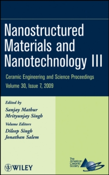 Nanostructured Materials and Nanotechnology III, Volume 30, Issue 7