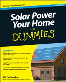 Solar Power Your Home For Dummies, Paperback Book Solar Power Your Home For Dummies, Paperback Book