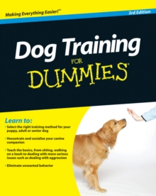 Dog Training for Dummies, 3rd Edition, Paperback Book Dog Training for Dummies, 3rd Edition, Paperback Book