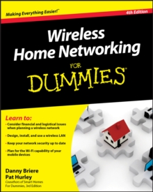 Wireless Home Networking For Dummies, Paperback Book Wireless Home Networking For Dummies, Paperback Book