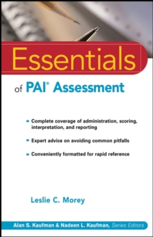 Essentials of PAI Assessment, Paperback / softback Book Essentials of PAI Assessment, Paperback / softback Book