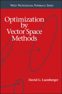 Optimization by Vector Space Methods, Paperback Book Optimization by Vector Space Methods, Paperback Book