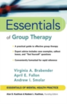 Essentials of Group Therapy