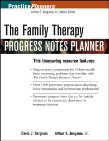 The Family Therapy Progress Notes Planner