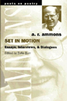 Set in Motion : Essays, Interviews and Dialogues, Paperback / softback Book Set in Motion : Essays, Interviews and Dialogues, Paperback / softback Book