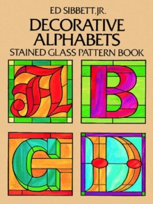 Decorative Alphabets Stained Glass Pattern Book