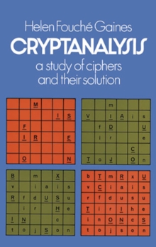 Cryptanalysis, Paperback Book Cryptanalysis, Paperback Book