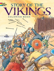 Story of the Vikings Coloring Book