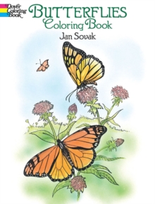 Butterflies Coloring Book, Paperback Book Butterflies Coloring Book, Paperback Book