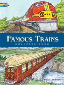 Famous Trains : Coloring Book