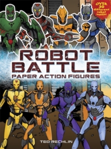 Robot Battle Paper Action Figures, Paperback Book Robot Battle Paper Action Figures, Paperback Book