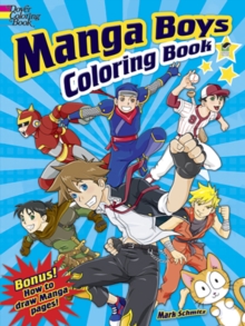 Manga Boys Coloring Book