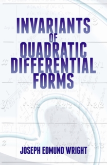 Invariants of Quadratic Differential Forms, Paperback / softback Book Invariants of Quadratic Differential Forms, Paperback / softback Book