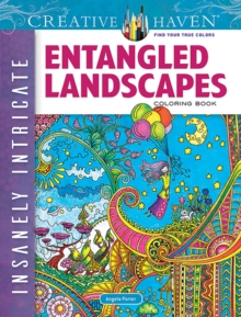 Creative Haven Insanely Intricate Entangled Landscapes Coloring Book