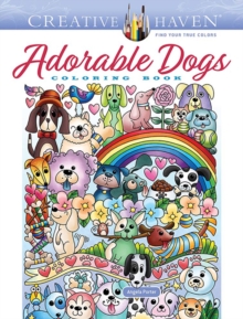 Creative Haven Adorable Dogs Coloring Book