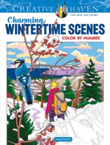 Creative Haven Charming Wintertime Scenes Color By Number