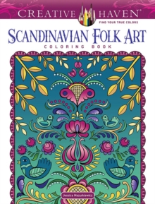 Creative Haven Scandinavian Folk Art Coloring Book