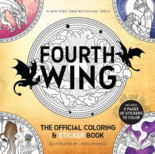 Dover Publications Inc. Fourth Wing, The Official Coloring & Sticker Book , Includes 2 Pages Of Stickers To Color