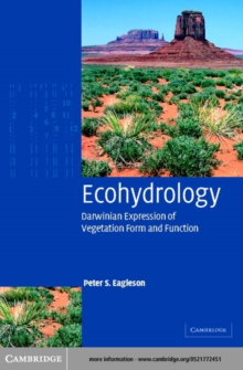 Ecohydrology : Darwinian Expression of Vegetation Form and Function