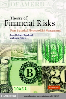 Theory of Financial Risks : From Statistical Physics to Risk Management