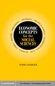 Economic Concepts for the Social Sciences