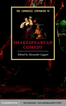 Cambridge Companion to Shakespearean Comedy