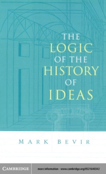 Logic of the History of Ideas