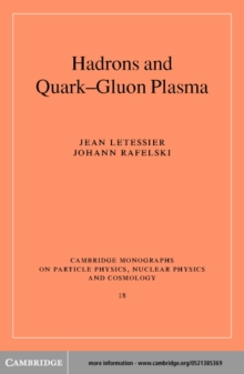 Hadrons and Quark-Gluon Plasma