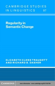 Regularity in Semantic Change