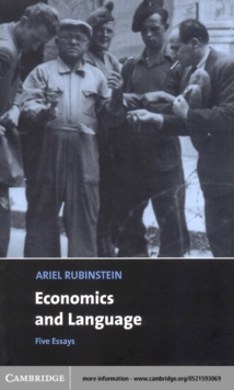 Economics and Language : Five Essays