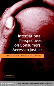 International Perspectives on Consumers' Access to Justice