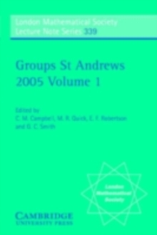 Groups St Andrews 2001 in Oxford: Volume 1