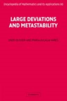 Large Deviations and Metastability