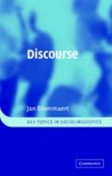 Discourse : A Critical Introduction