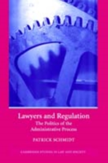 Lawyers and Regulation : The Politics of the Administrative Process