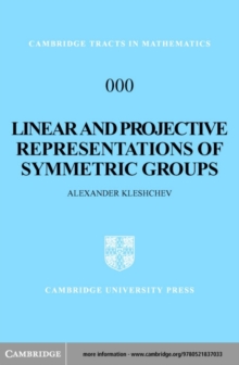 Linear and Projective Representations of Symmetric Groups