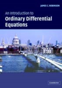 Introduction to Ordinary Differential Equations