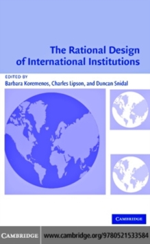 Rational Design of International Institutions