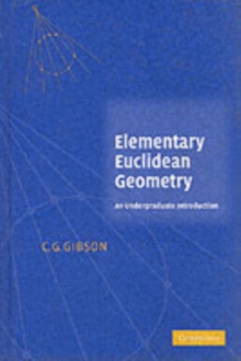 Elementary Euclidean Geometry : An Introduction